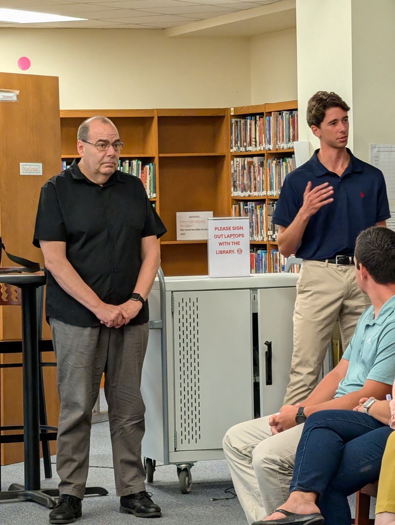 Mr. VanDette and Sam Bowers Seal of Biliteracy