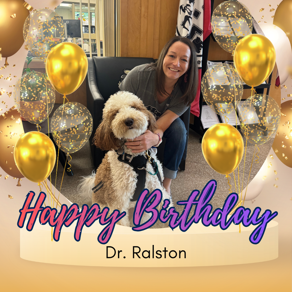 Dr. Ralston birthday banner