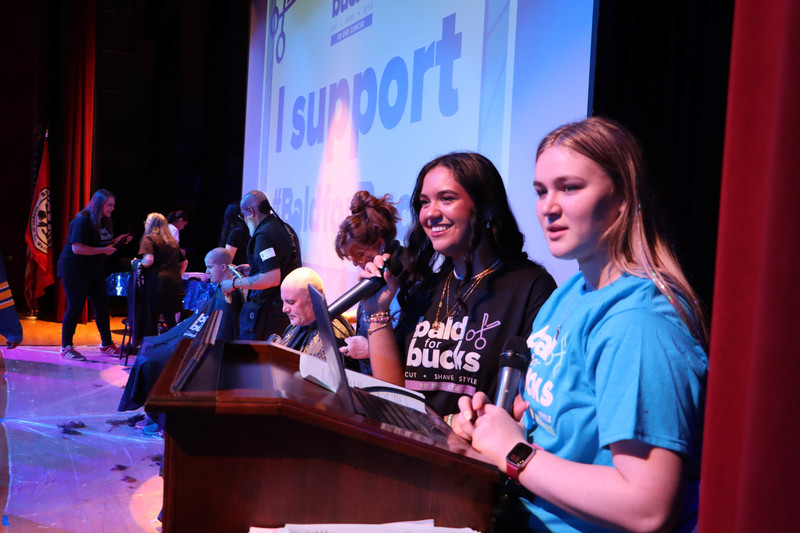 Haleigh and Kim Emceed the event