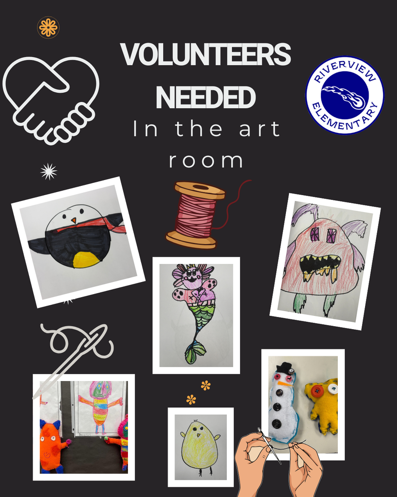 Sewing support need for Wednesdays and Fridays 8:20-9:00 AM mid Jan- February. 8th grade will be sewing a felt critter drawn by 1st graders! When complete the 1st graders will get their handmade creation from their 8th grade buddy. Any support while students learn to sew is greatly appreciated. Contact  Mrs. Gauger by emailing migauger@silverlakejt1.k12.wi.us