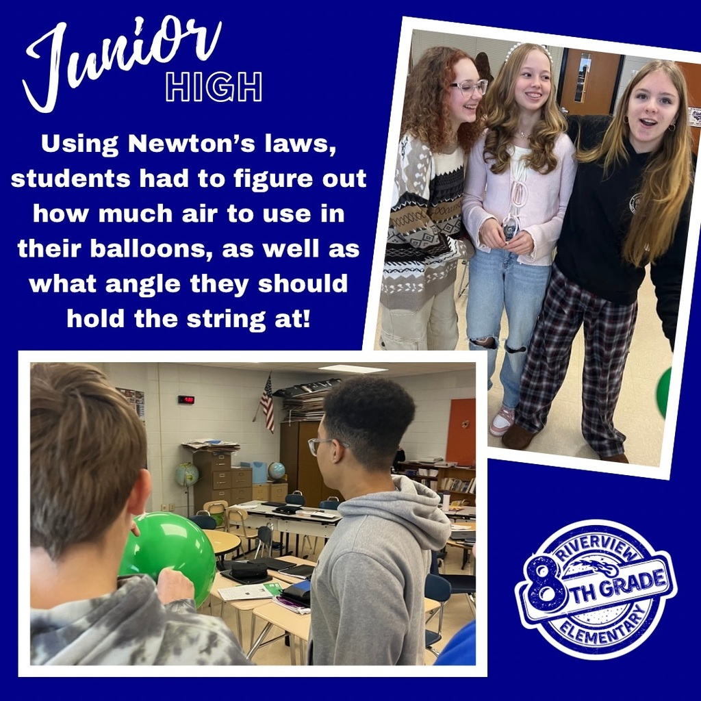  The junior high students had a blast last week racing rockets in Mrs. DaSilva & Mr. B’s co-taught science class!