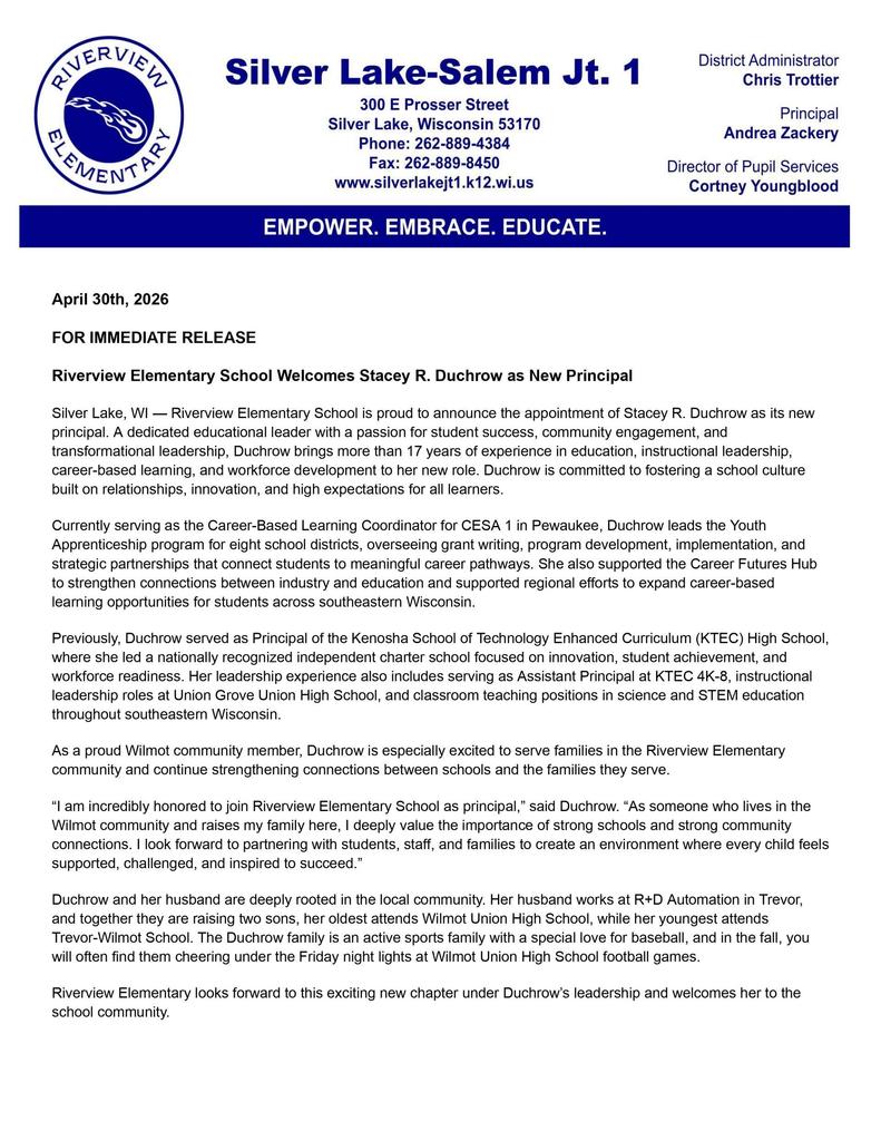 Press Release