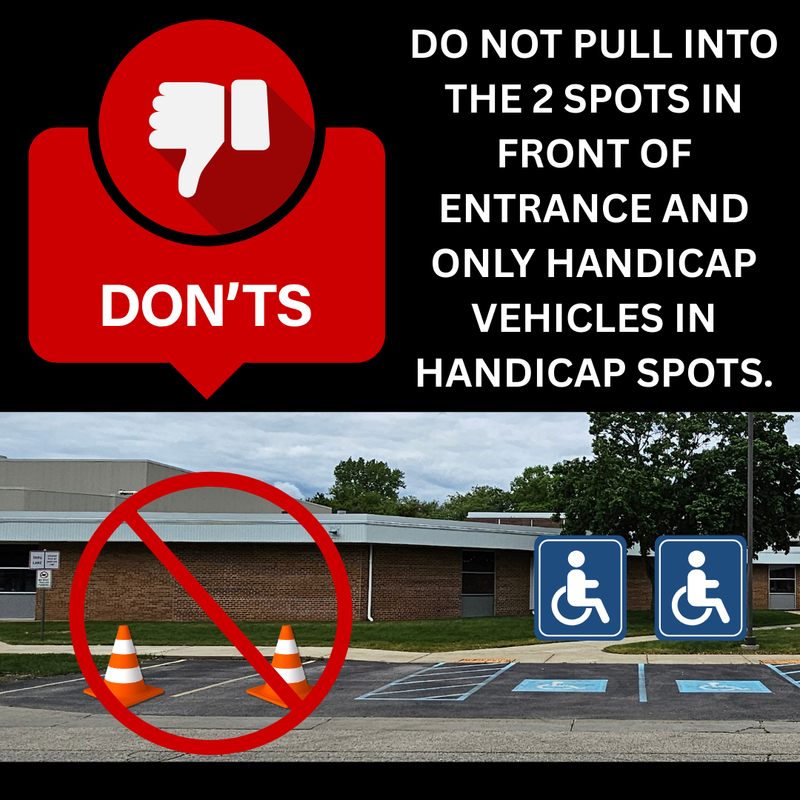 Do not pull into spots