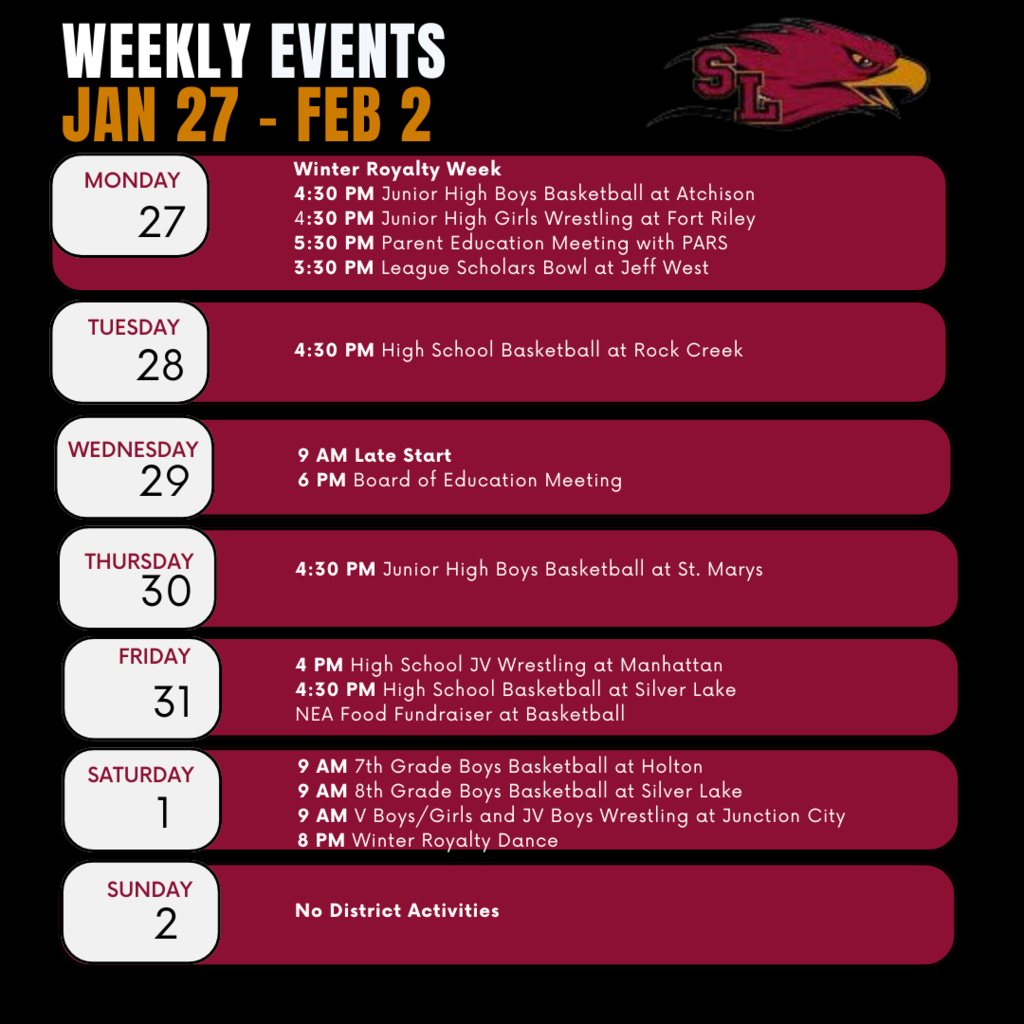 Weekly Calendar