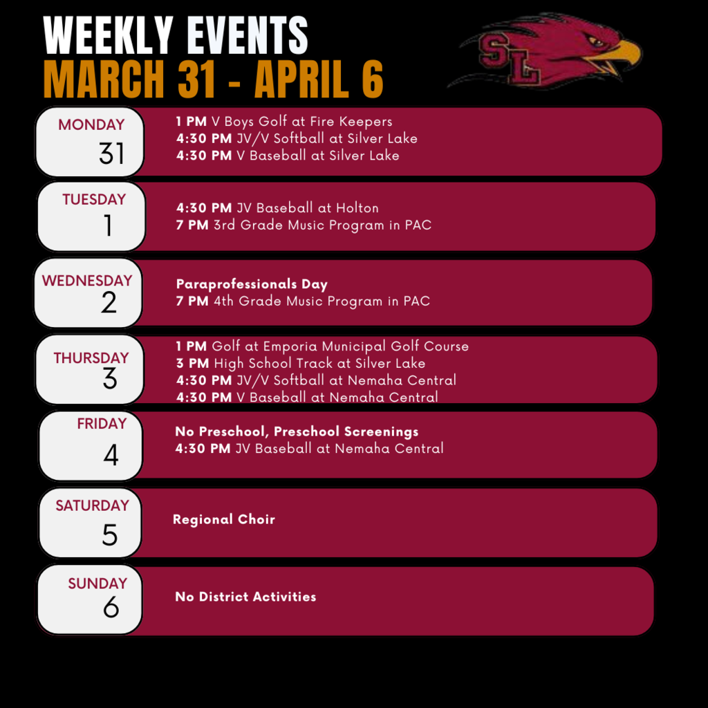 Weekly Calendar