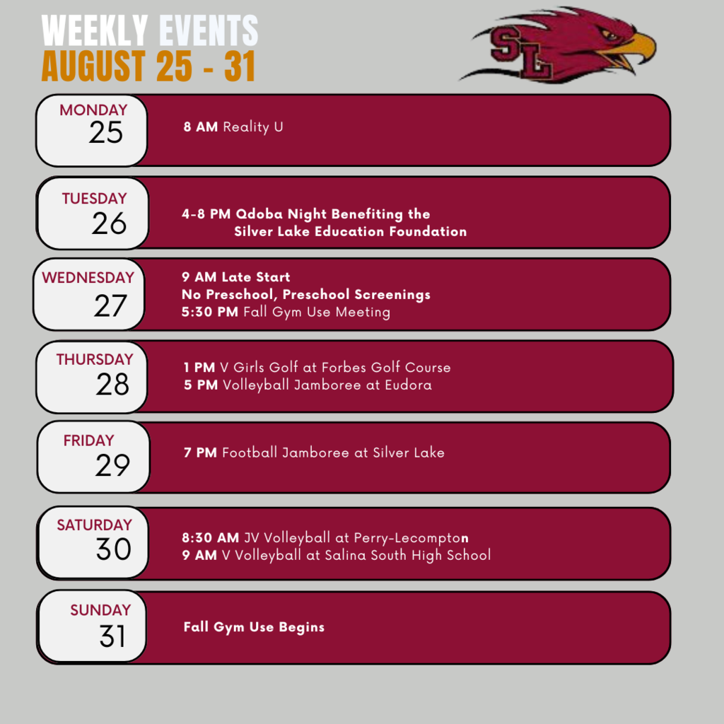 Weekly Events