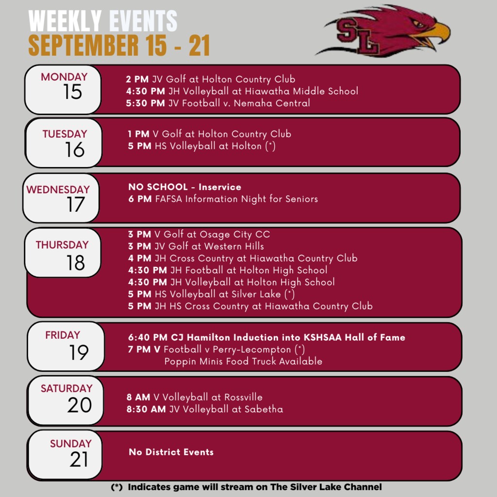 Weekly Calendar