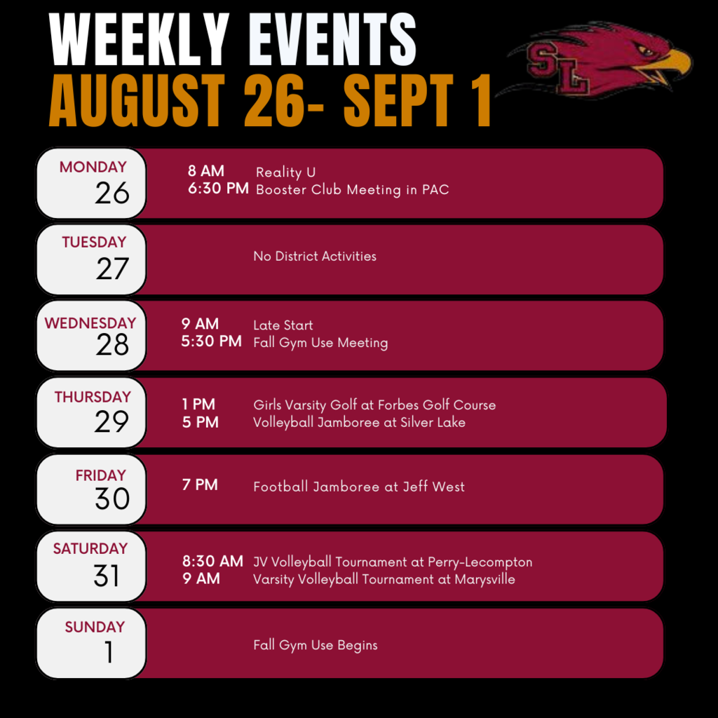 Weekly Schedule