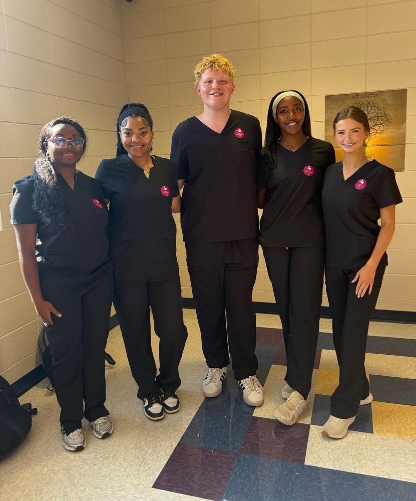 Health Science Students at Mendenhall Elementary