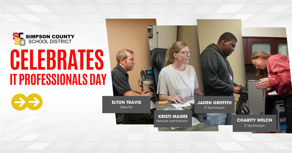 Simpson County School District Celebrates IT Professionals Day (September 15)