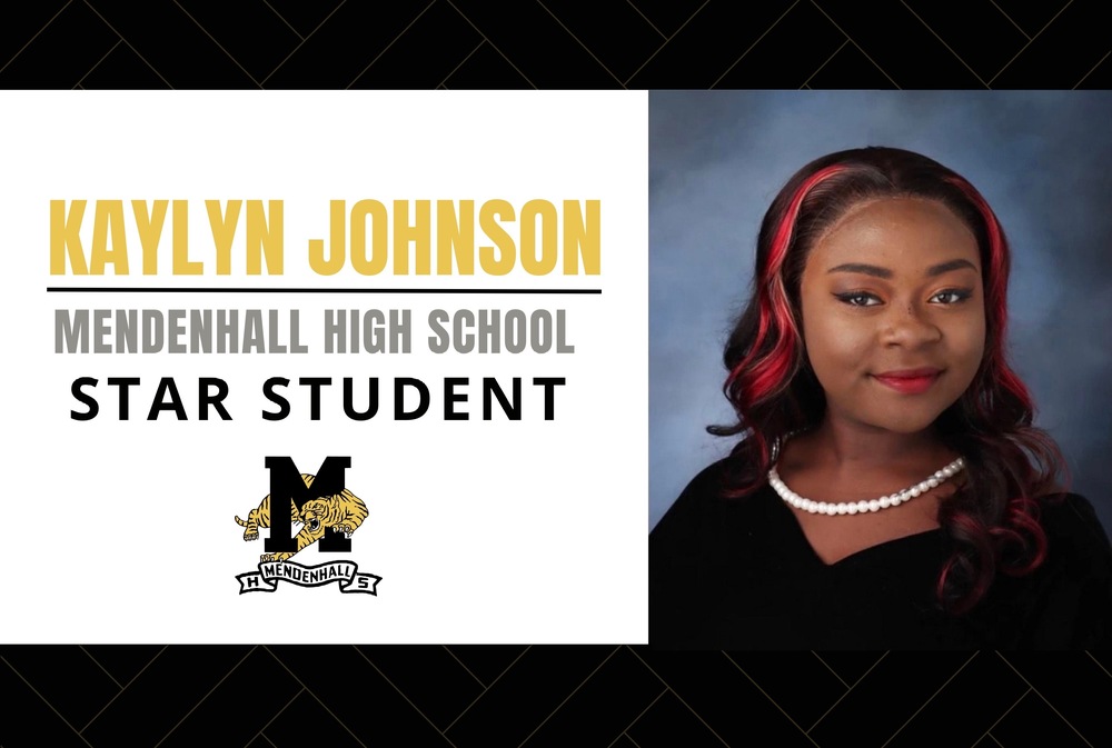 Kaylyn Johnson Named Mendenhall High School STAR Student