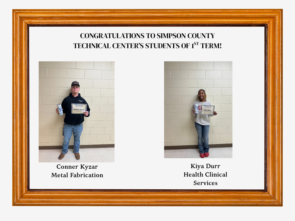 Simpson County Technical Center Students of the First Term