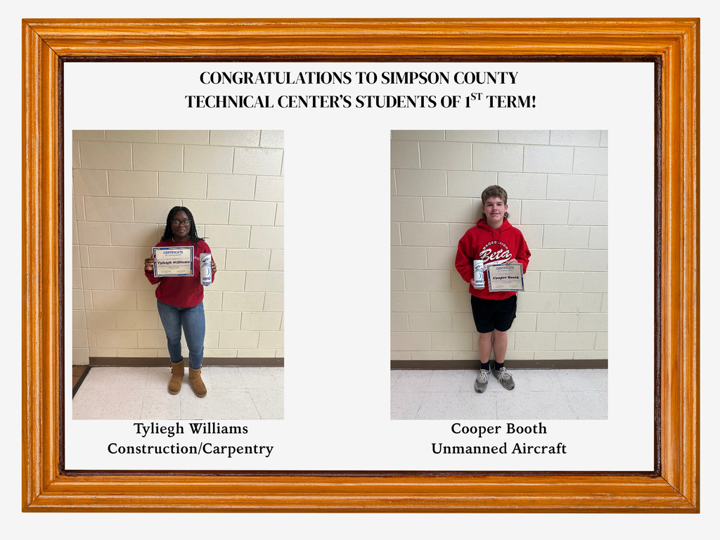 Simpson County Technical Center Students of the First Term