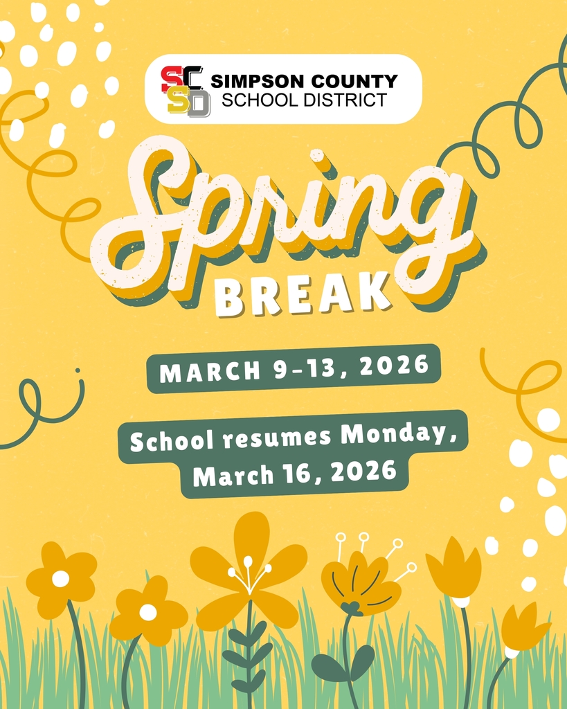 Reminder: SCSD schools and offices will be closed for Spring Break on March 9-13, 2026. We hope you have a safe and wonderful break! School resumes Monday, March 16, 2026!
