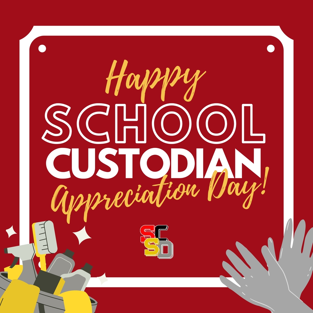 Happy School Custodian Appreciation Day!  Today, we recognize and thank the dedicated custodians across the Simpson County School District who work each day to keep our schools clean, safe, and welcoming for our students and staff.  Much of their work happens behind the scenes, but the difference they make can be seen throughout our schools every day. We appreciate their hard work, dedication, and all they do for SCSD! 