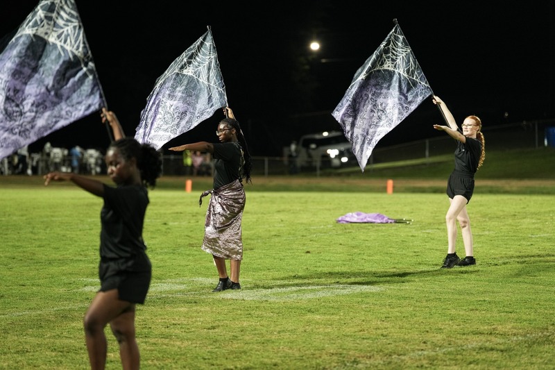 Color Guard during the field show
