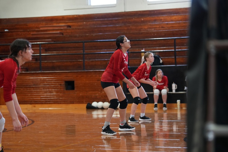 Magee volleyball players