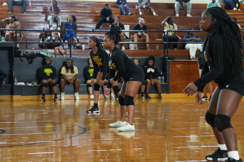 Mendenhall volleyball players