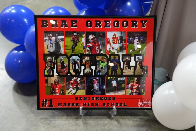 A collage of Braedon Gregory