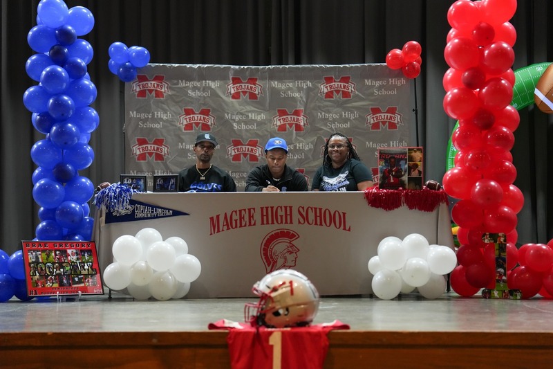 Braedon Gregory and parents
