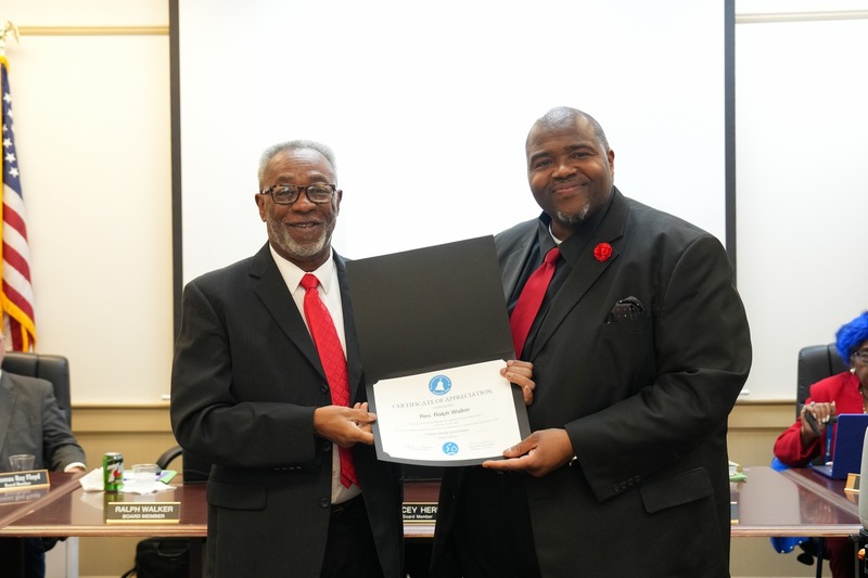 Superintendent Dr. Robert Sanders and Rev. Ralph Walker