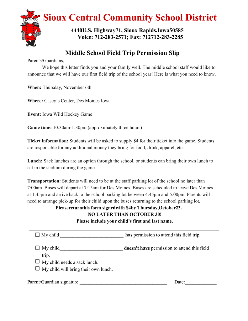 Permission Slip
