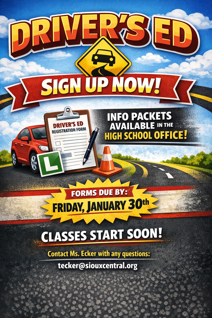driver's ed flyer