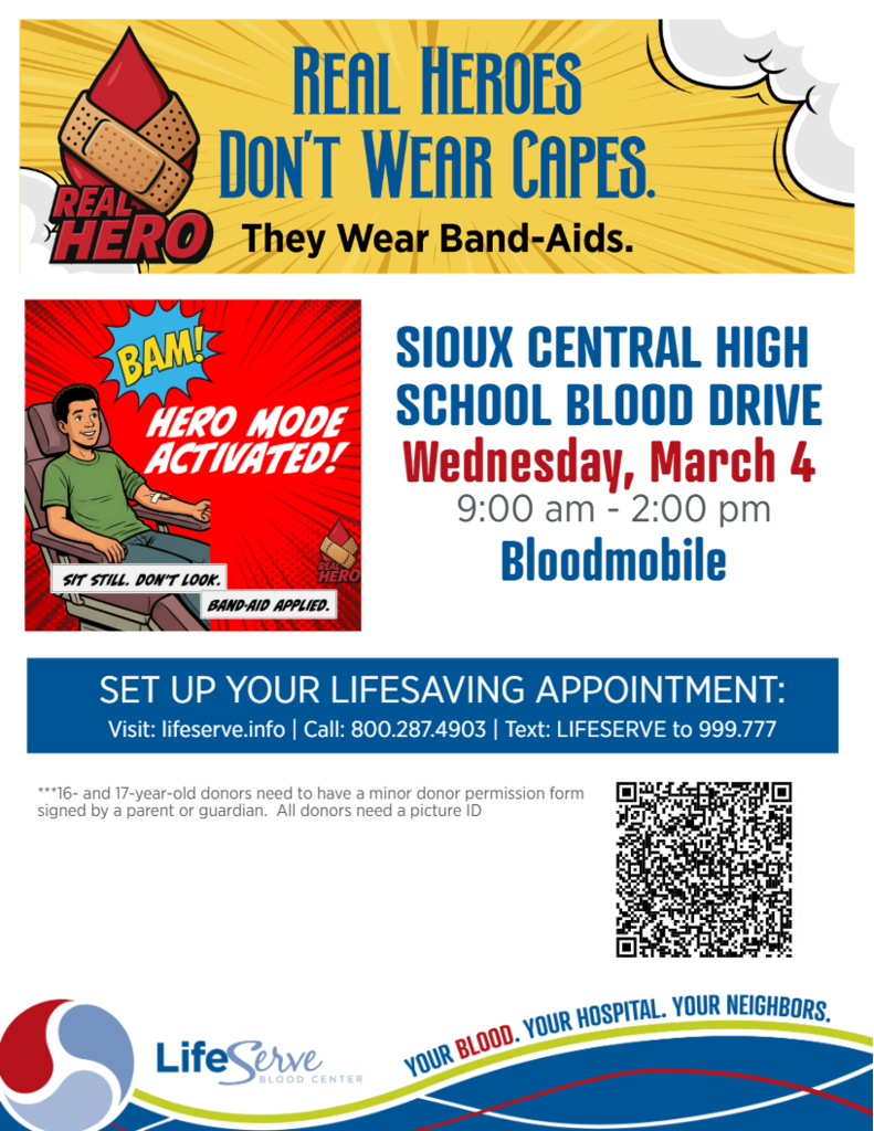 blood drive flyer
