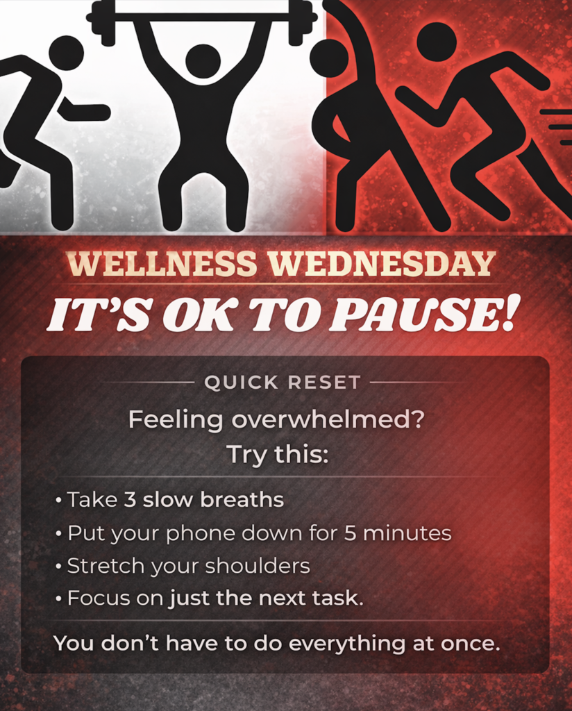 Wellness Wednesday Fitness Tip