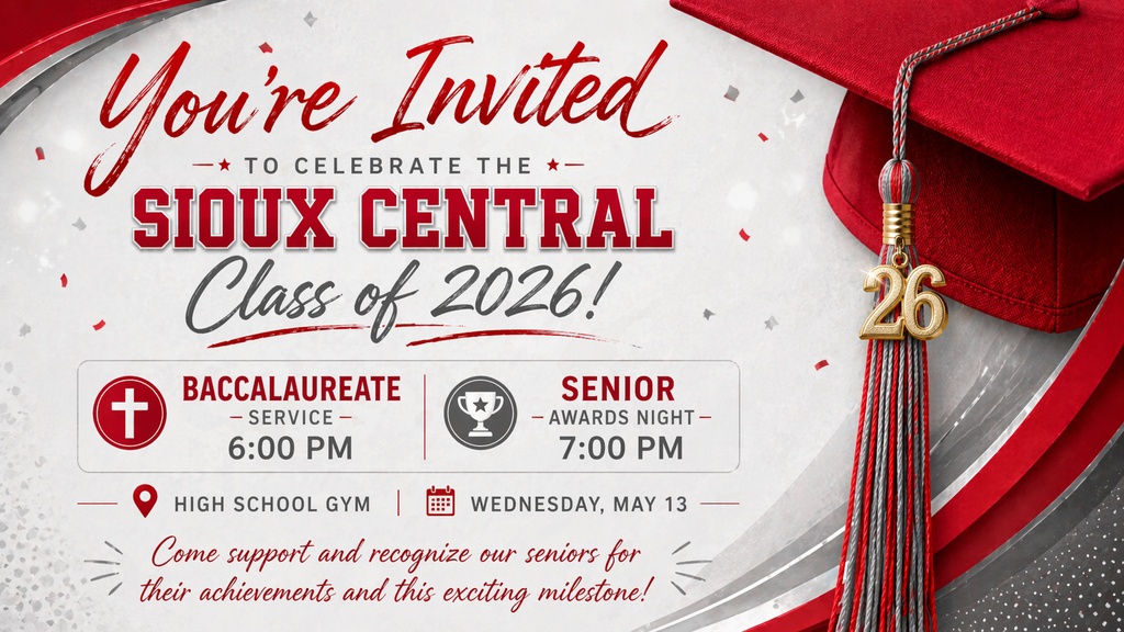 Baccalaureate and Senior awards night flyer