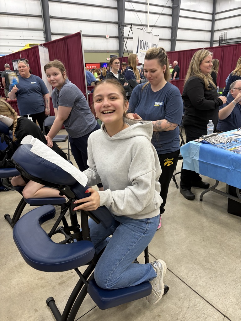 students learned about massage therapy