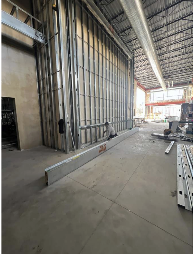 Latest photos of progress-Auditorium