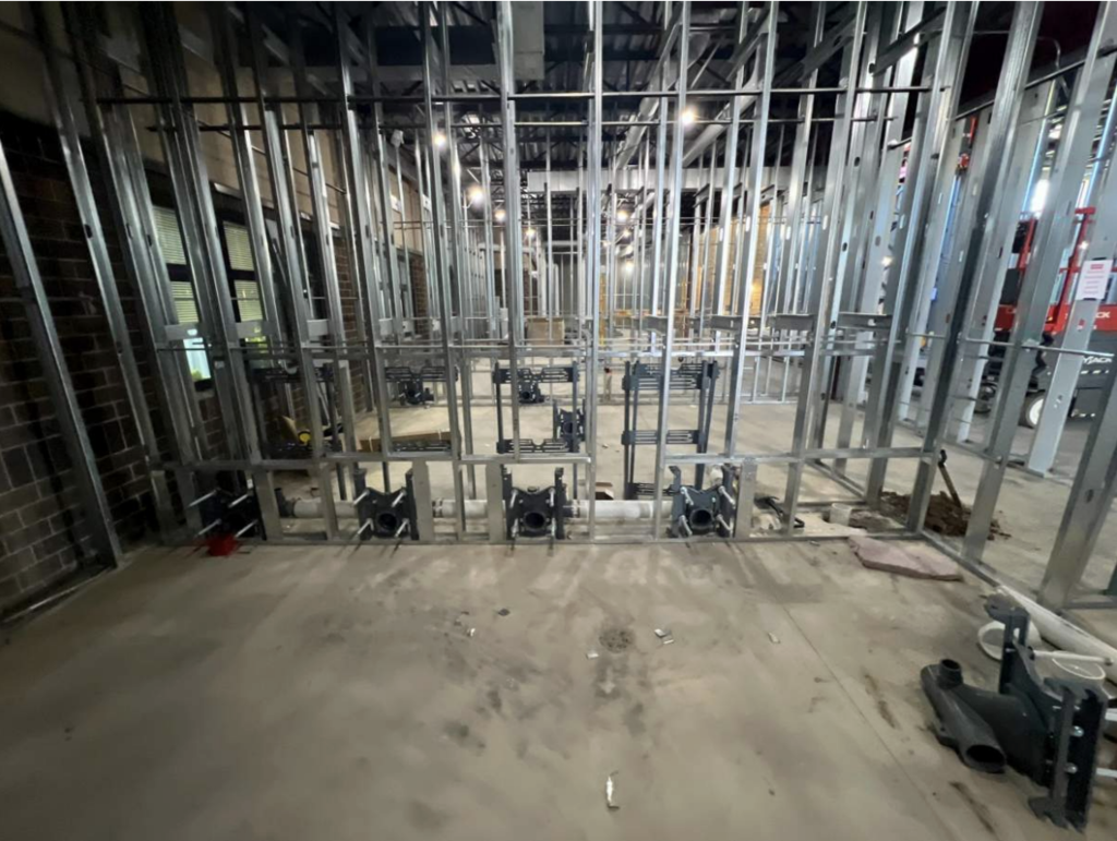 Latest photos of progress-Auditorium