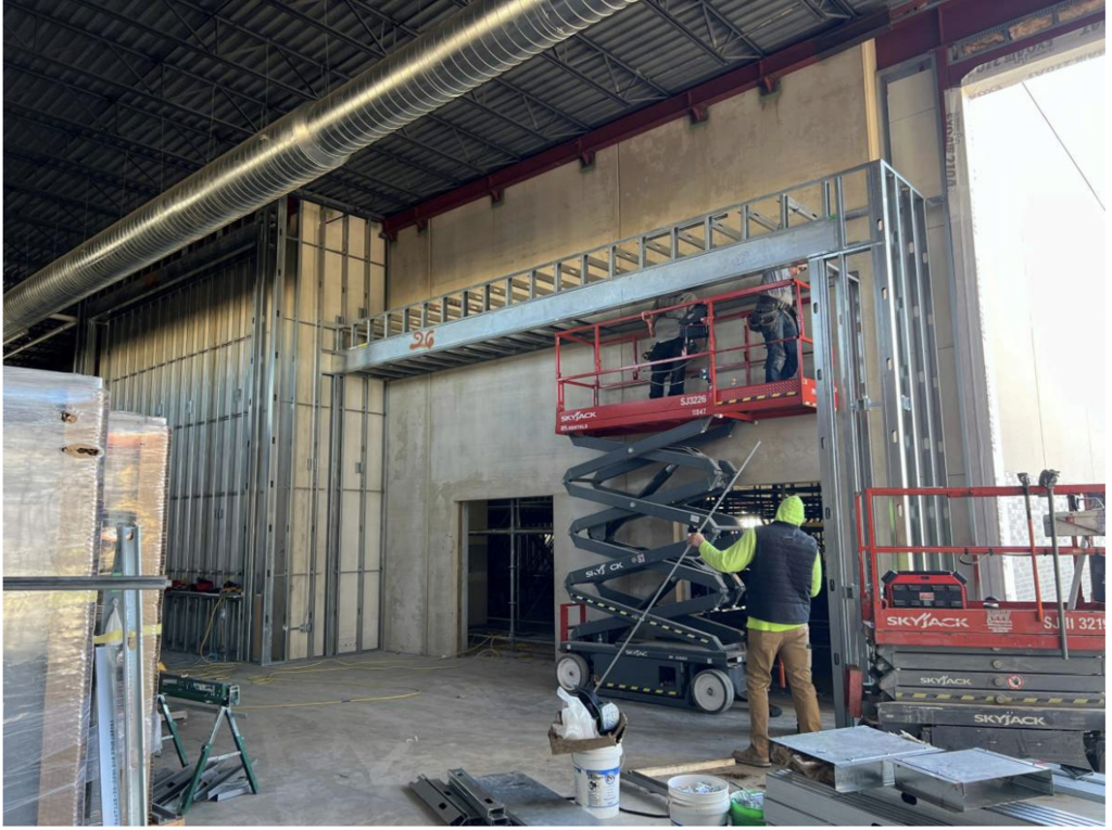 Latest photos of progress-Auditorium