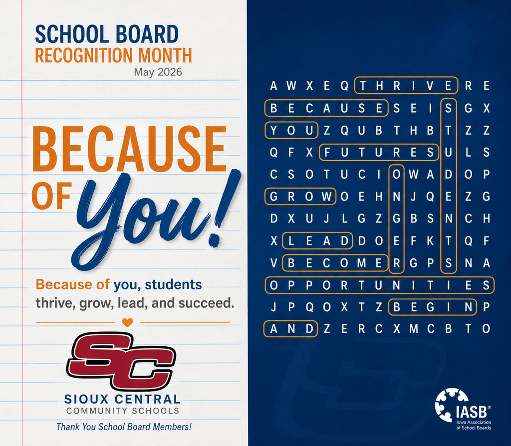 school board recognition poster