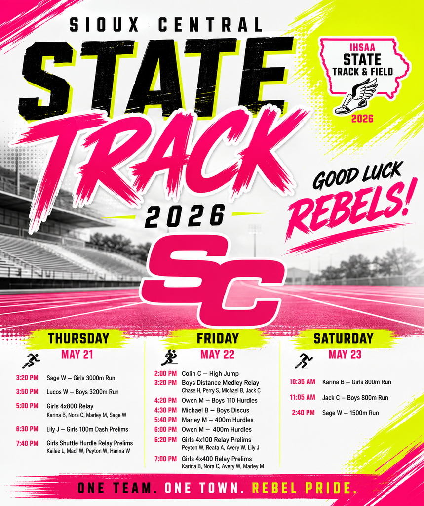 state track schedule