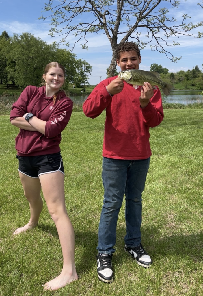 students' fishing