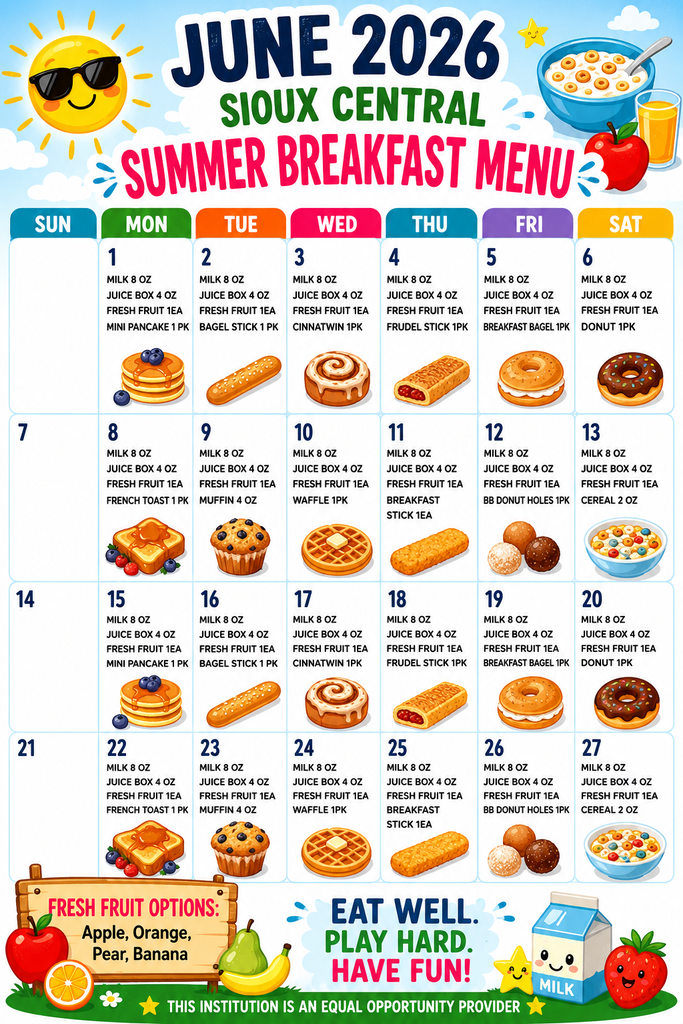 summer breakfast menu