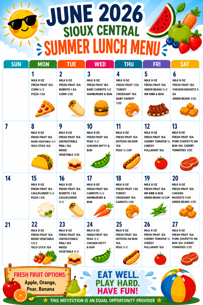 summer lunch menu