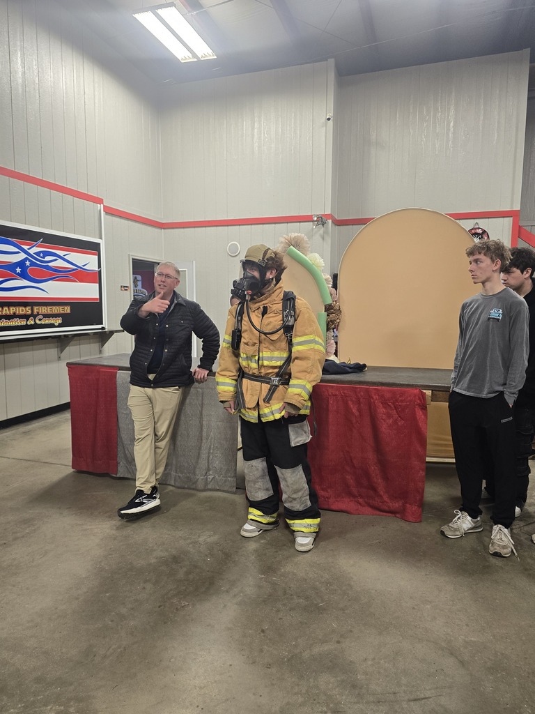 Student in firefighter uniform