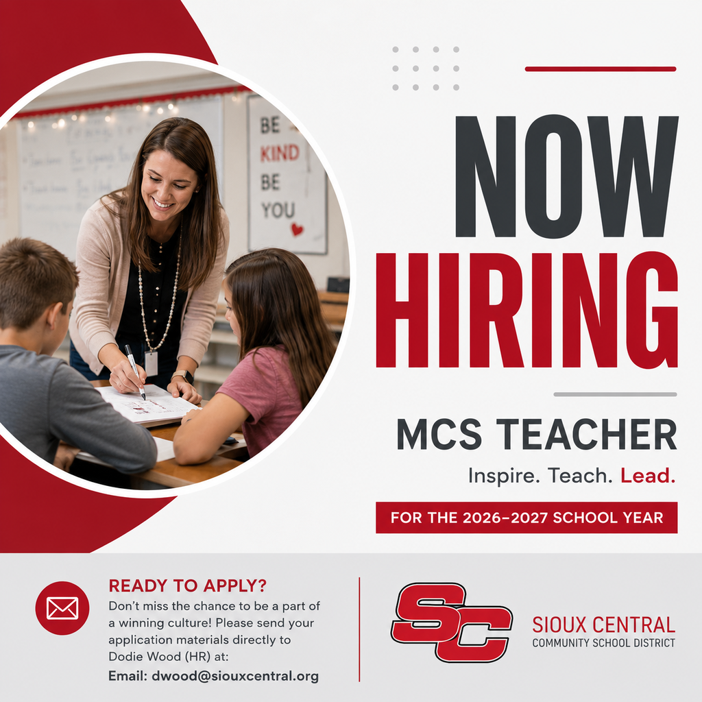 mcs teacher open position flyer