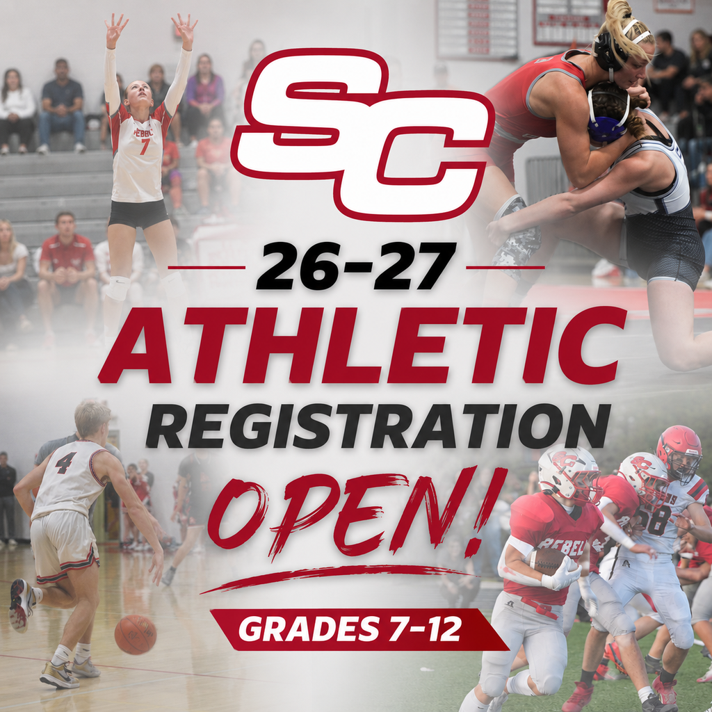 Athletic Registration flyer