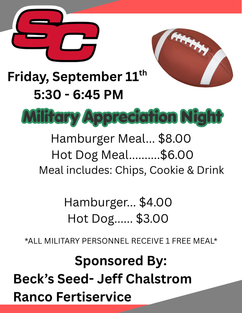 booster club menu