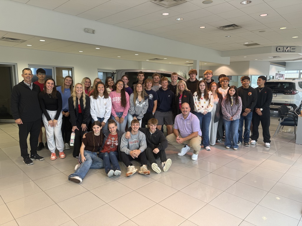 students posing