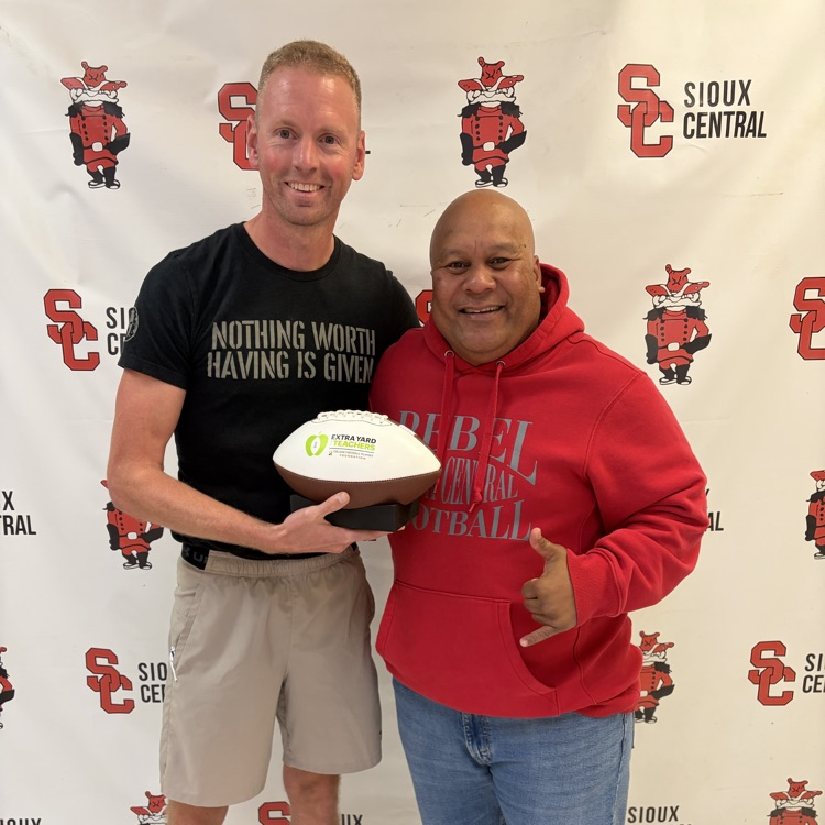 Congrats Mr. Alfred for going the Extra Yard for SC!
