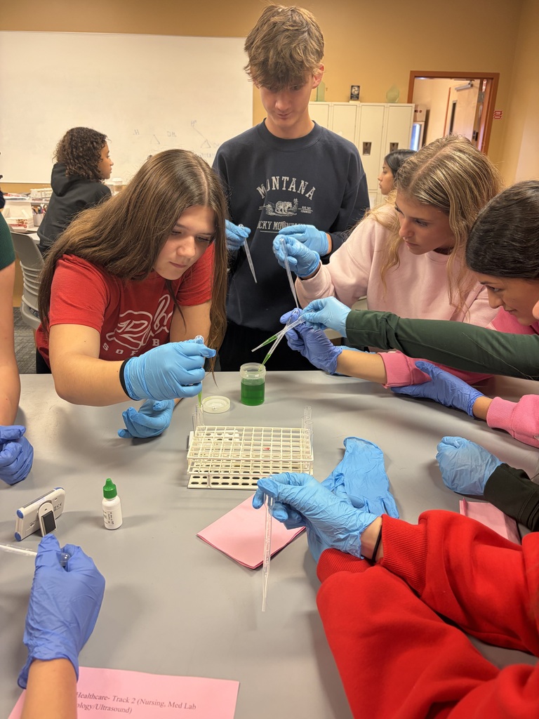 Students learning about Medical Lab Technician