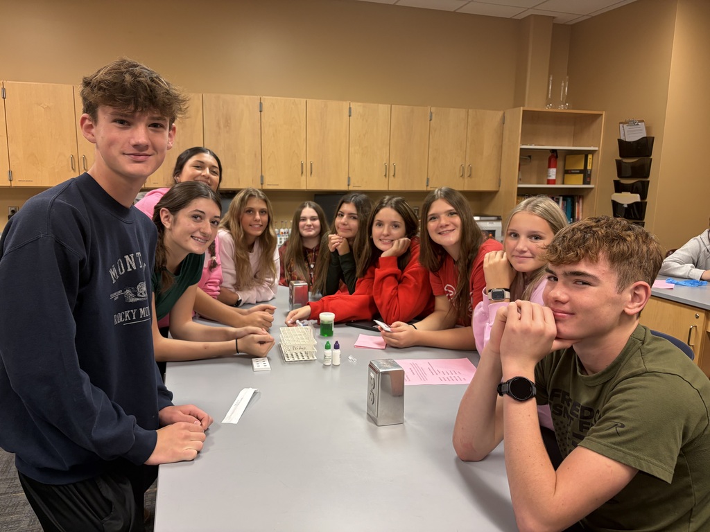 Group of students learning about Healthcare
