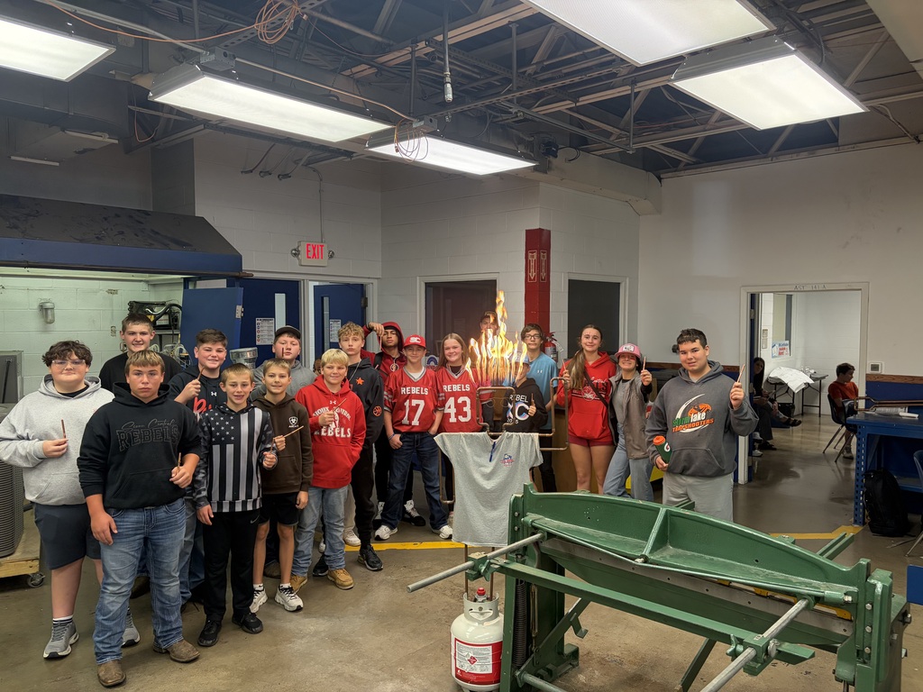 Students learning about HVAC