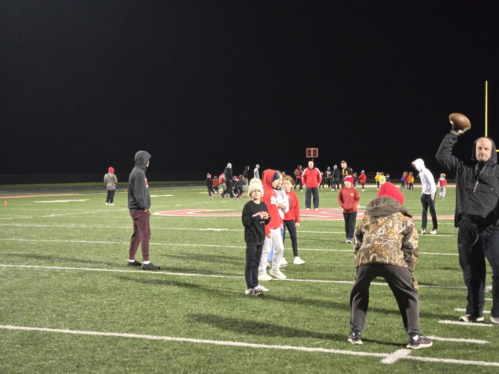 kids playing football