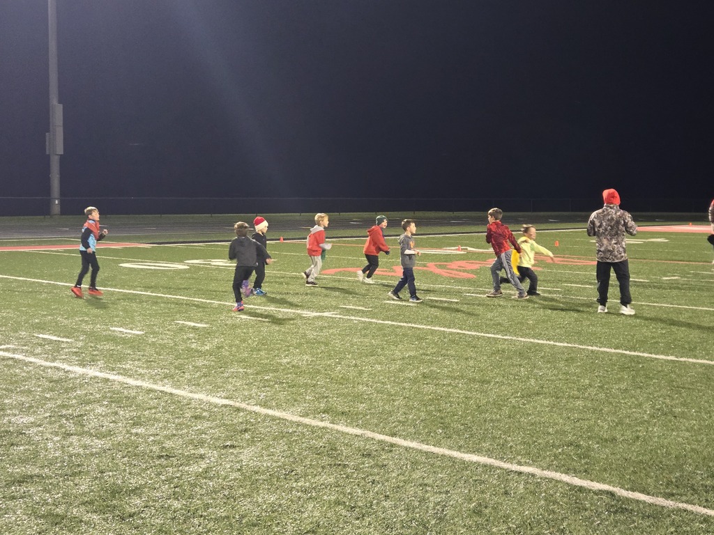 kids playing football